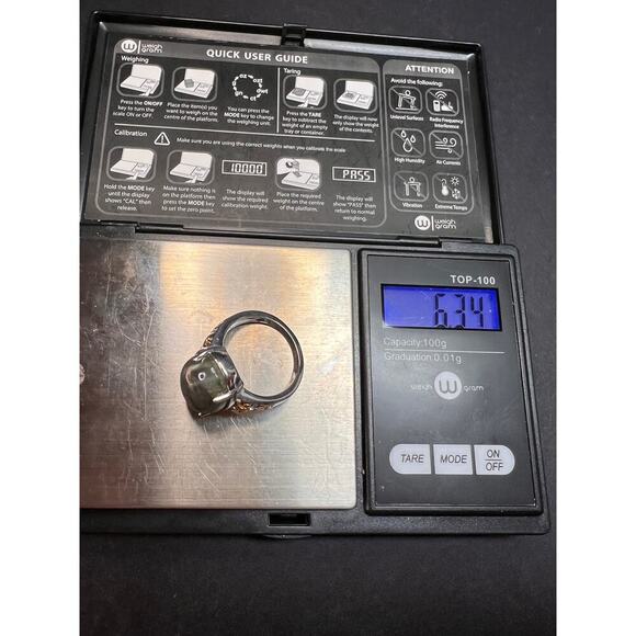 NEW Karis labradorite two toned ring size 9 - Picture 15 of 15